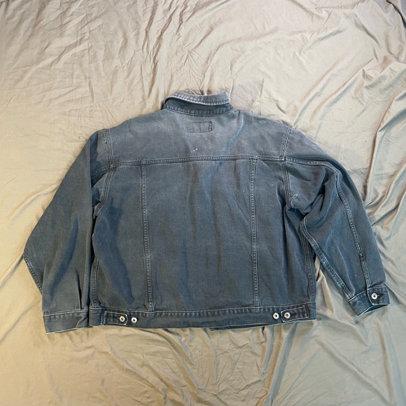 Vintage Wrangler Classic Denim Jean Jacket Black 2X - Picture 7 of 9